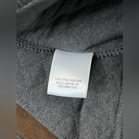 Cremieux Men’s 1/4 Zip Quilted Dark Gray Pullover. Large. - Picture 9 of 9